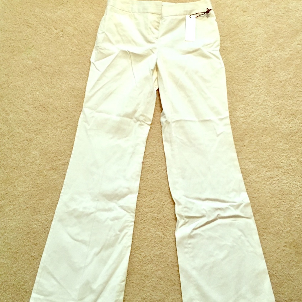 Express brand editor white pants